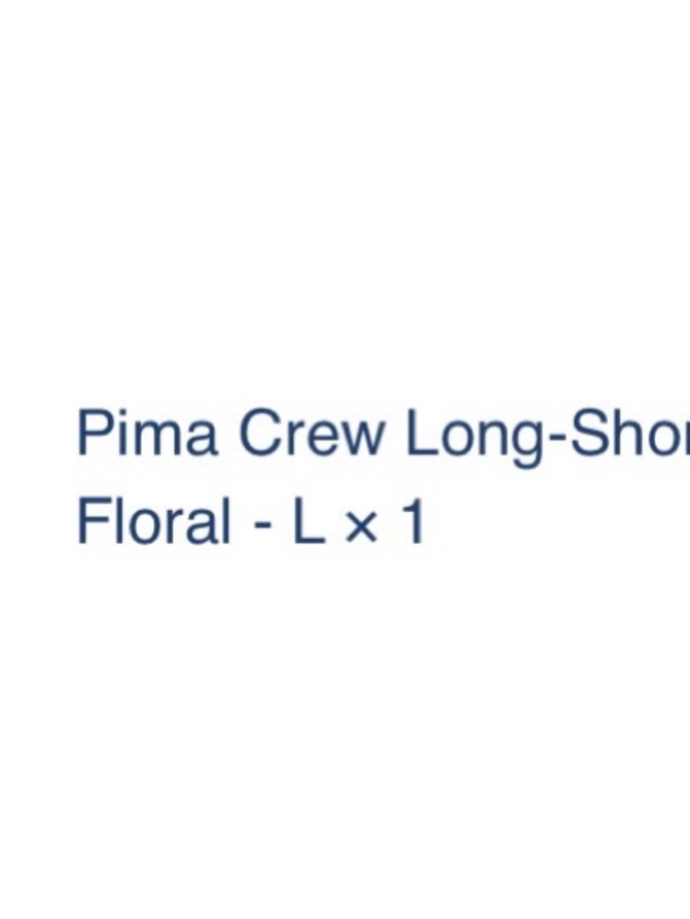 Pima Crew Long-Short Set in Dahlia Garden Floral - Picture 3 of 3